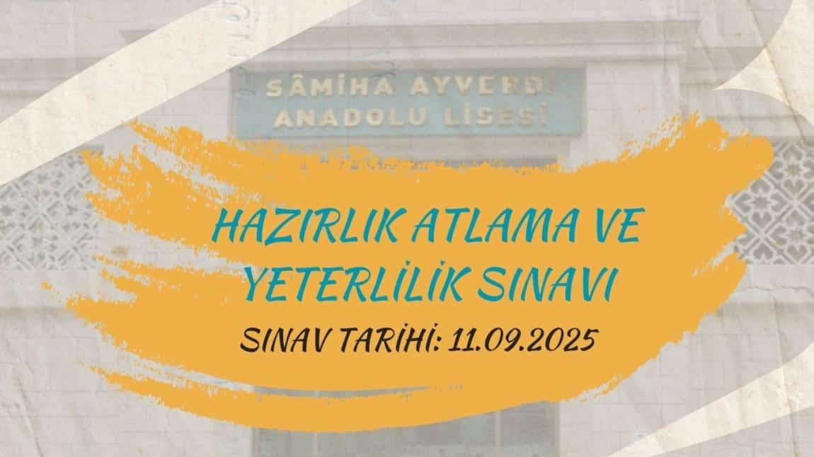 HAZIRLIK SINIFLARI MUAFİYET VE YETERLİLİK SINAVI